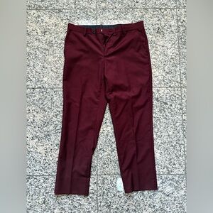 Men's Burgundy Pants